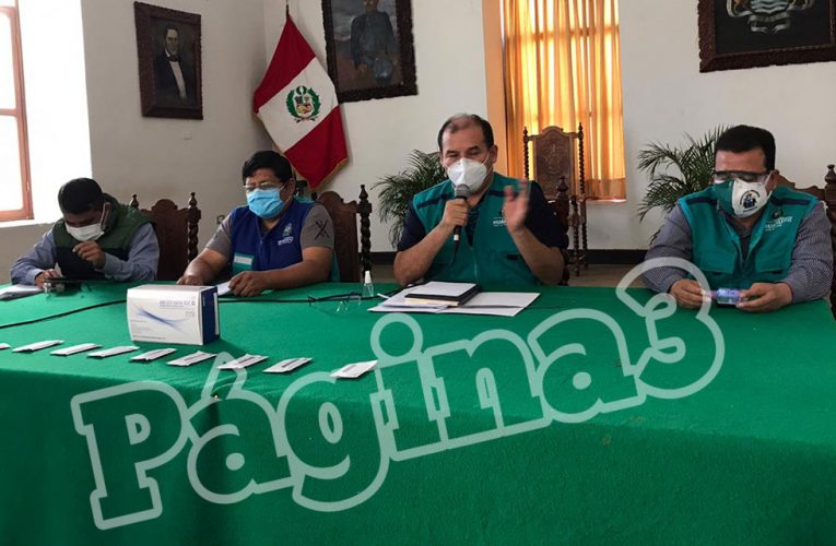 Aplicarán pruebas rápidas a trabajadores de Municipalidad de Huánuco para reinicio de actividades