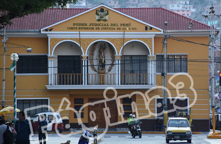 Plazos procesales y  administrativos seguirán  suspendidos en Huánuco