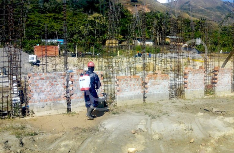Monzón: reinician construcción  de centro de salud