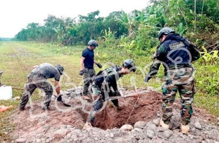 Destruyen 10 pistas de aterrizaje en Puerto Inca