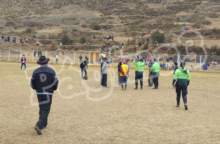 Policía frustra evento deportivo en centro poblado de Colpas