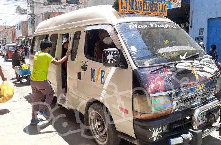 MTC entregará caretas a pasajeros de transporte público en Huánuco
