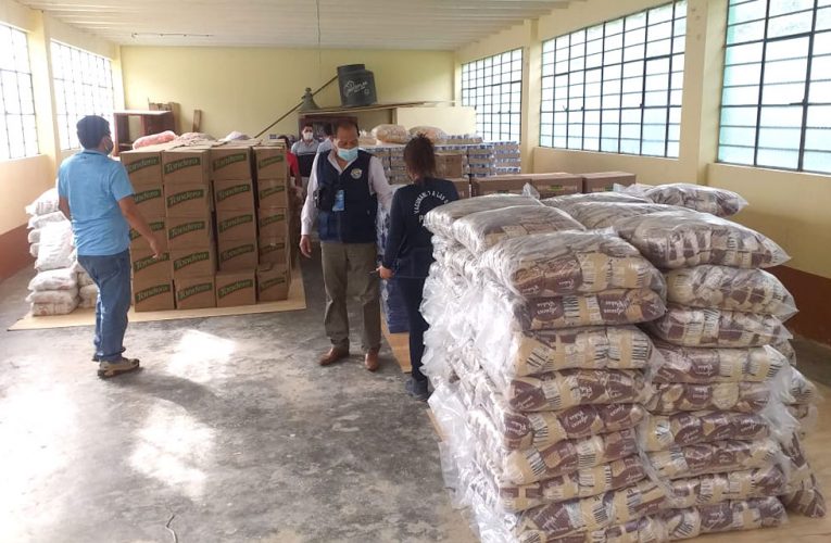 El próximo miércoles inician distribución de alimentos en Hermilio Valdizán