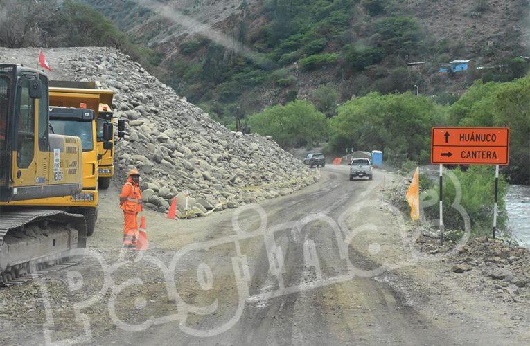 En marzo reiniciarán asfaltado de carretera Huánuco-La Unión