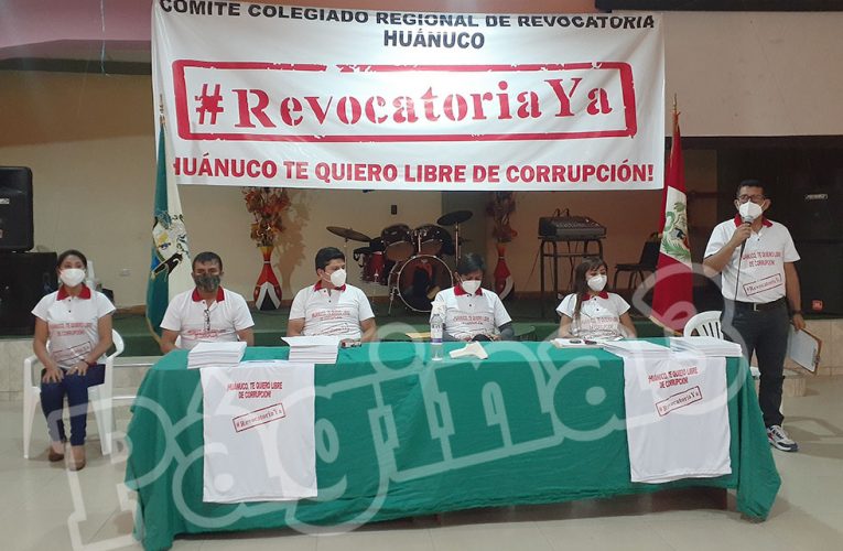 Tres organizaciones impulsan revocatoria de Alvarado y 7 consejeros