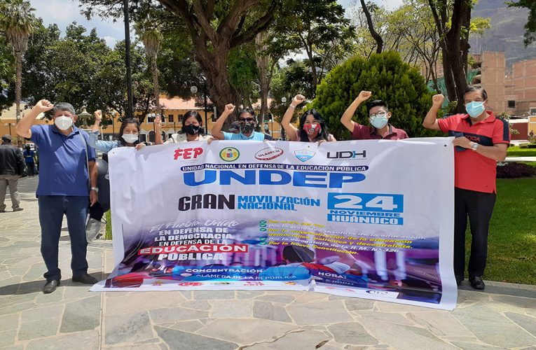 Undep protestará hoy por más presupuesto para Educación