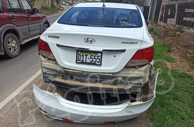 Tres heridos en triple choque en la carretera Central