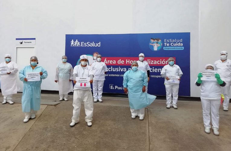 Con 12 profesionales de salud refuerzan atención a pacientes con covid-19 en EsSalud