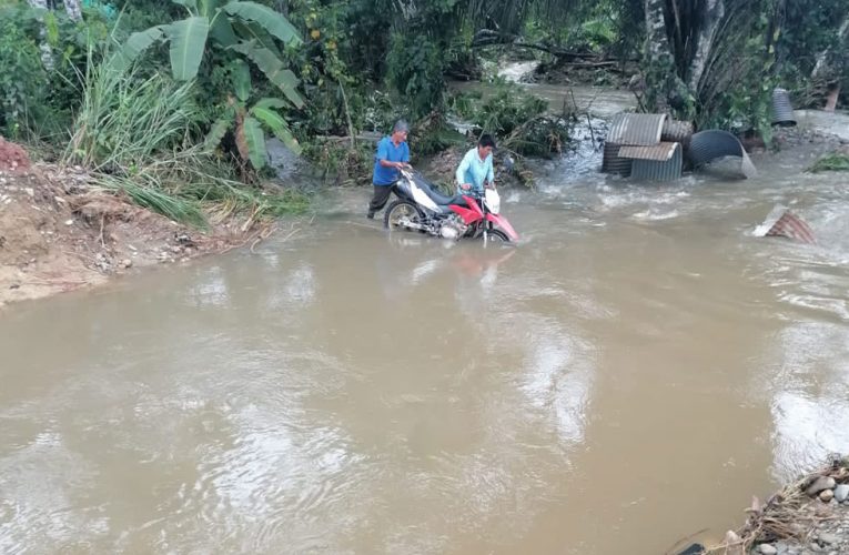 Más de 500 personas afectadas por inundaciones a causa de lluvias en La Morada