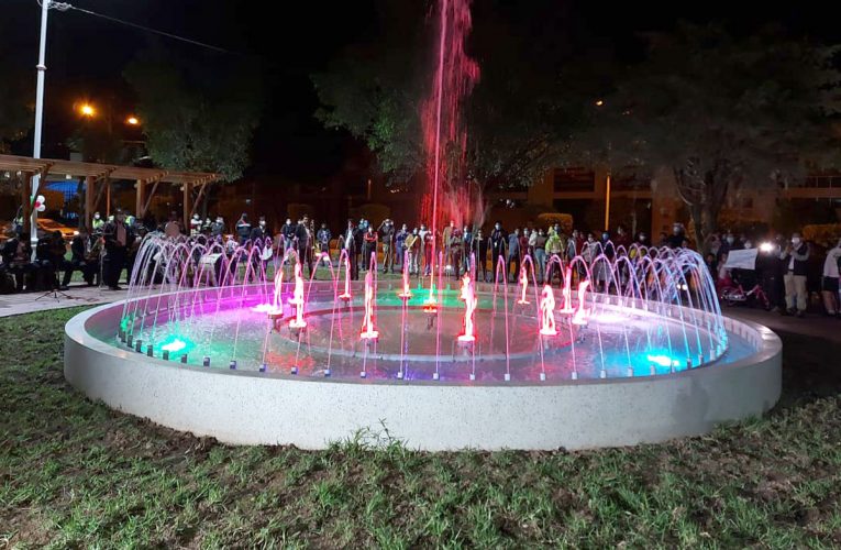 Inauguran parque musical en Paucarbamba