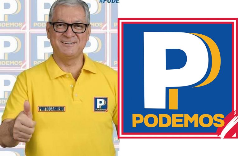 Ewer Portocarrero, postula con el número 1 de Podemos Perú