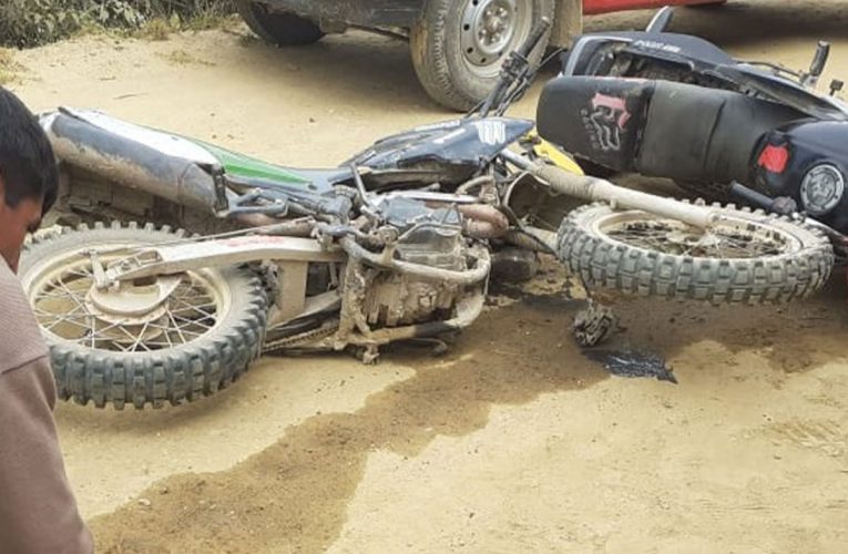Motociclista muere en choque con otra moto