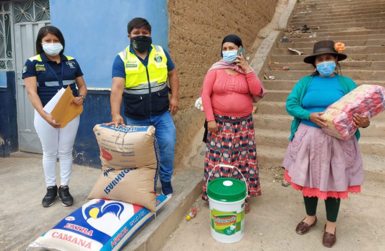 Comedores populares y ollas comunales reciben alimentos