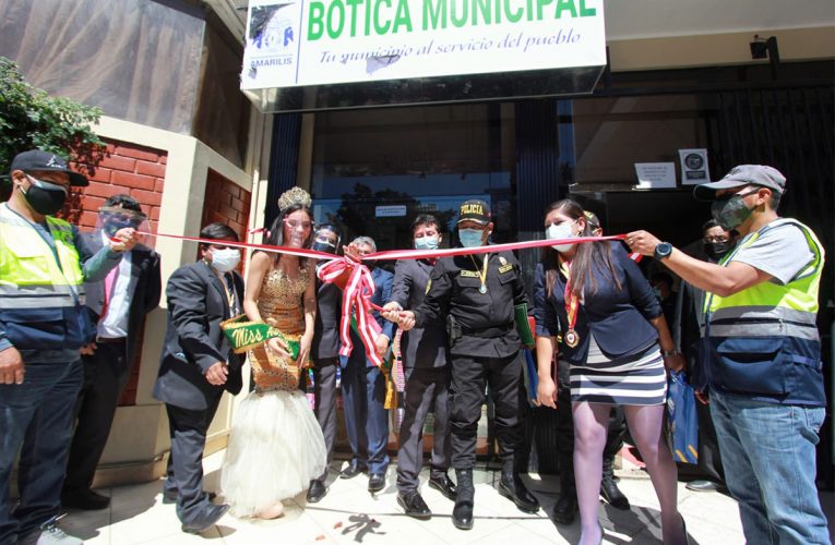 Inauguran  internet gratis y botica municipal en aniversario  de Amarilis