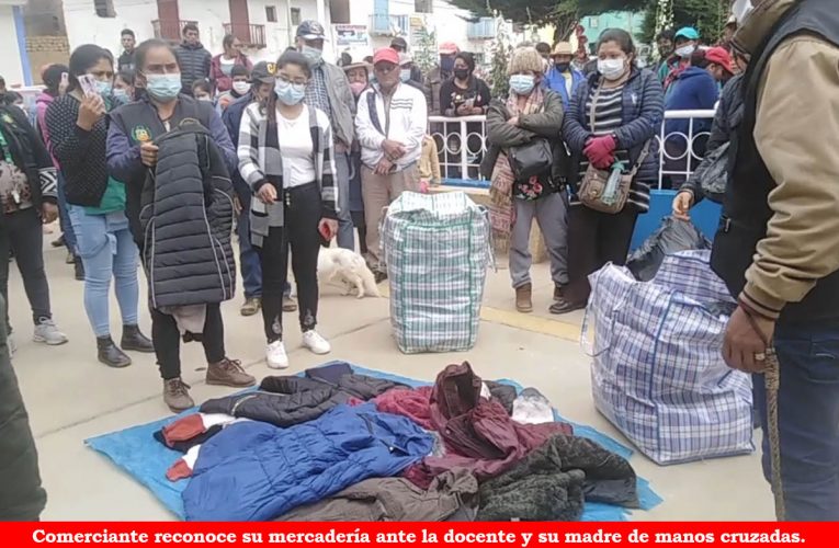Profesora de instituto implicada en robos a tiendas de Huacaybamba
