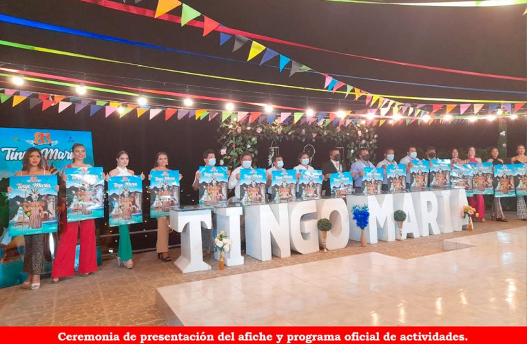 Tingo María empezó celebración de su 83 aniversario de fundación