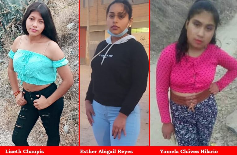 Buscan a tres desaparecidas