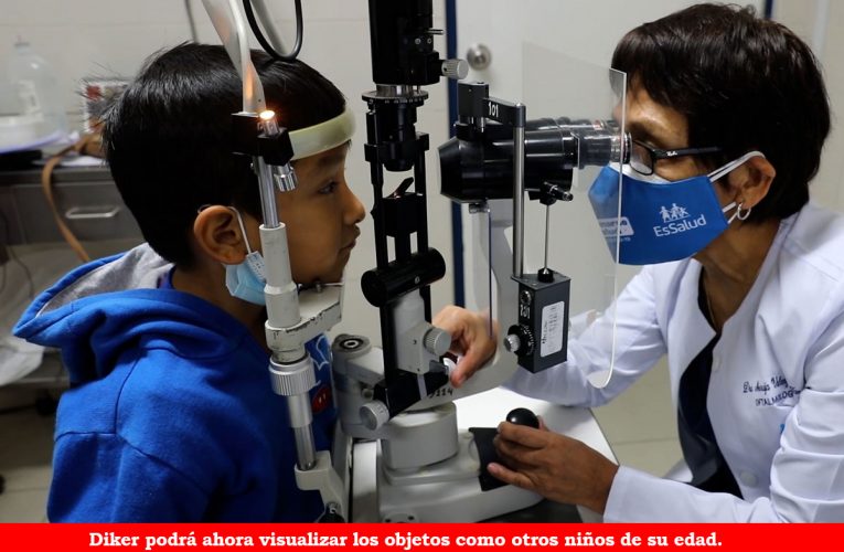 Salvan la visión a niño de  5 años con catarata bilateral