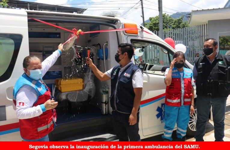 Inauguran servicio de SAMU en Tingo María