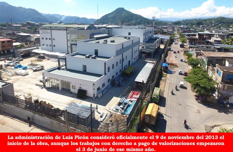 Con adendas y adicionales ampliaron plazo y presupuesto de hospital Tingo María