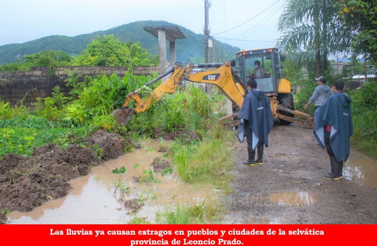 Alerta por lluvias torrenciales en Castillo Grande y Tingo María