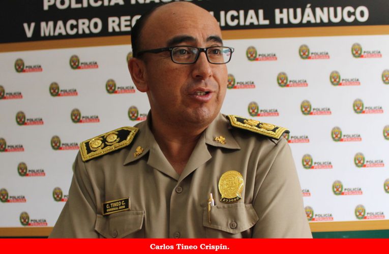Pasan al retiro a jefe de la Macrorregión Policial Huánuco