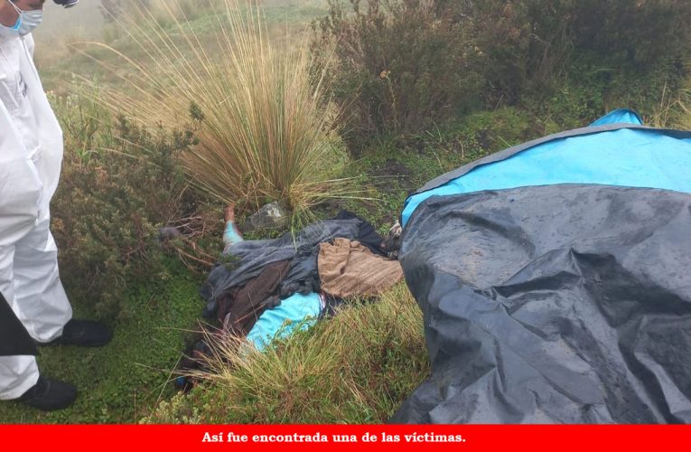 Hoy exhumarán  cadáveres de madre, hija y nieto en  alturas de El Valle