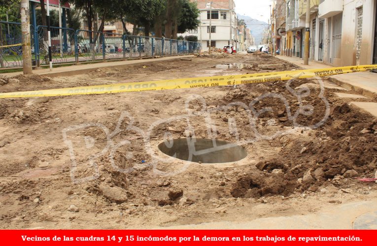 En marzo iniciaría la pavimentación de 7 cuadras de la ciudad