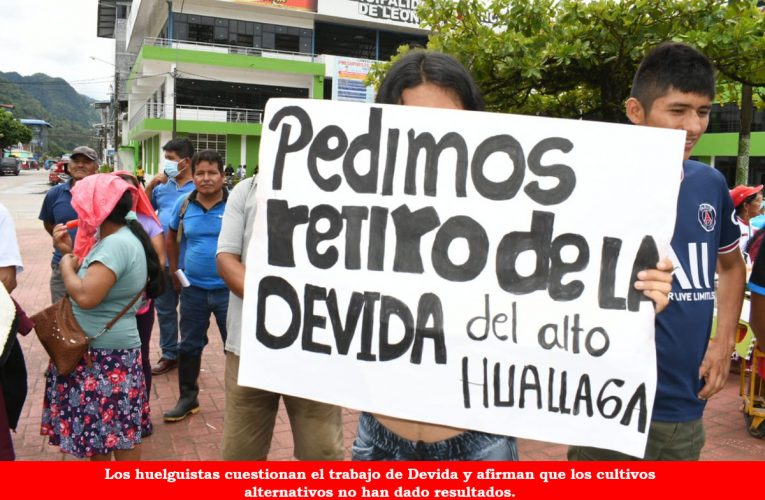 Hoy instalan ollas comunes en huelga contra la erradicación de la coca