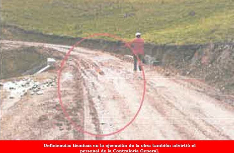 Detectan pagos irregulares en obra vial de Huamalíes