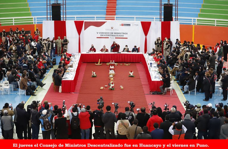 Gobierno suspende reunión de ministros de Agricultura y Transportes en Huánuco