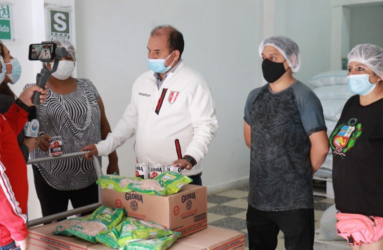 En Huánuco y Amarilis entregan productos  del Vaso de Leche
