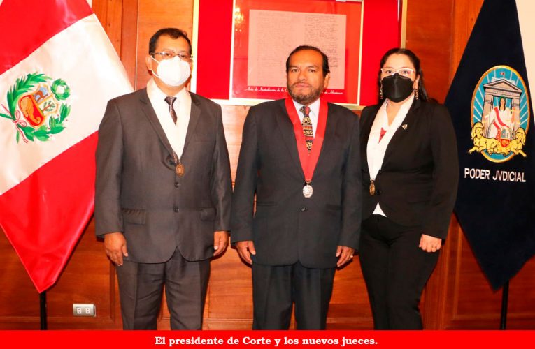 Reyes y Rosazza asumen juzgados de investigación preparatoria de Huánuco