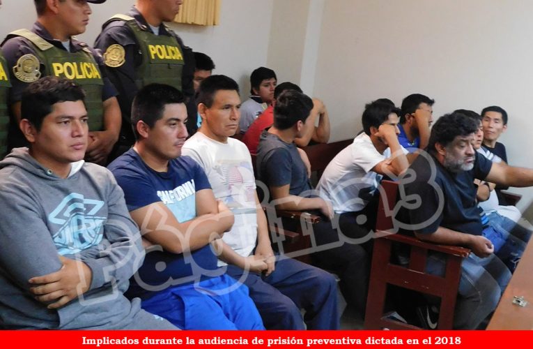 El 23 de mayo inicia juicio contra 36 implicados en caso “Los Intocables de Huánuco”