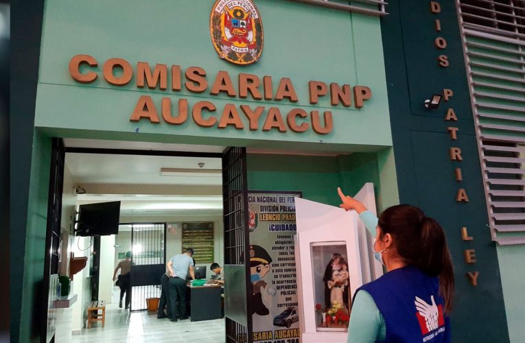 Exhortan a Comisaría de Aucayacu ejecutar medidas de protección a mujeres violentadas