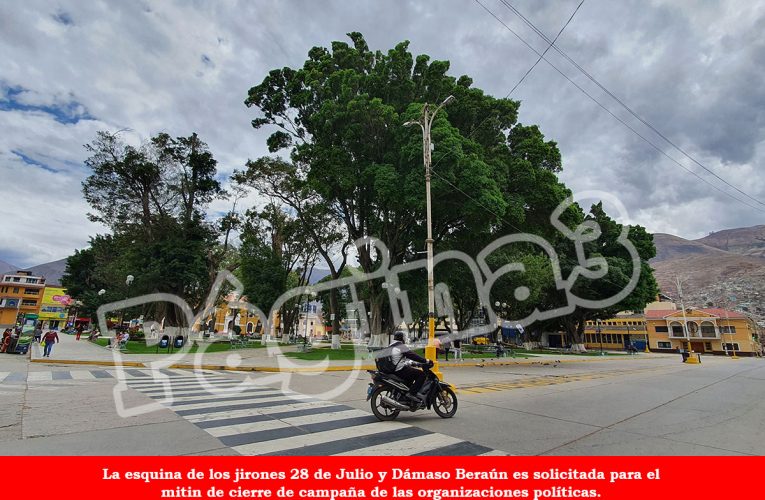 Avanza País y Mi Buen Vecino  se disputan la Plaza de Armas para mitin de cierre de campaña