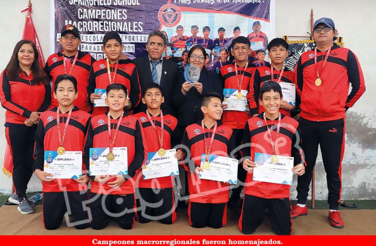 Springfield reconoció a sus campeones