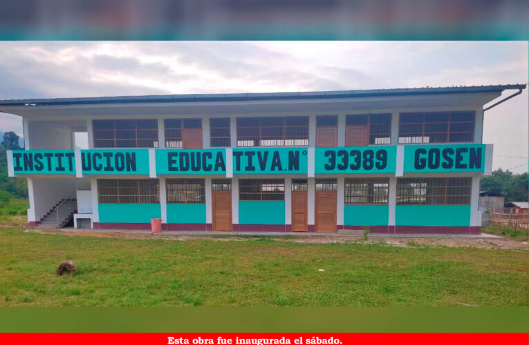 Piden al alcalde de Pucayacu documentos de construcción  de colegio de Gosen