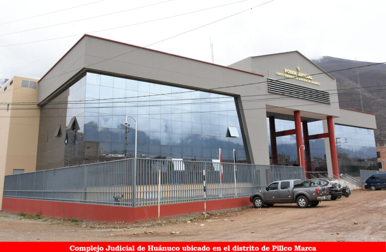 Inauguran complejo judicial en Pillco Marca