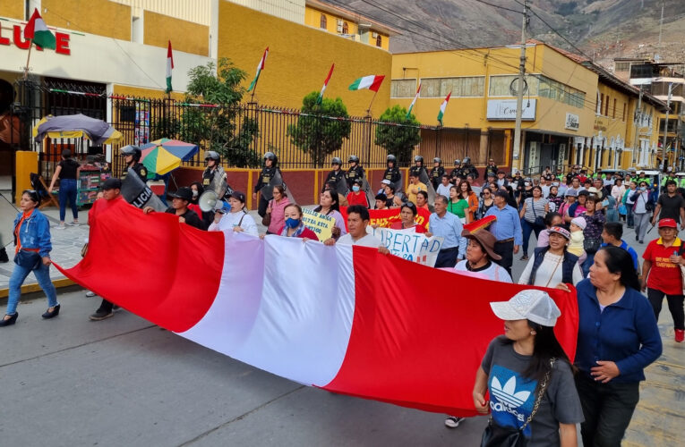 Organizaciones marchan hoy en Huánuco por el cierre del Congreso