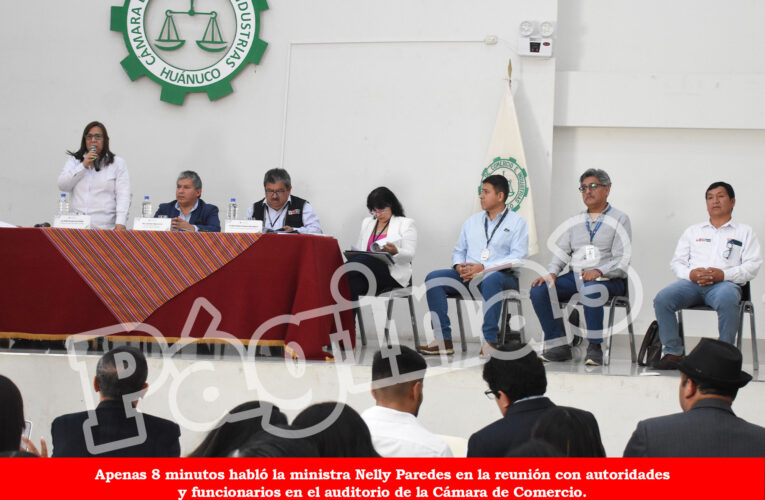 Reunión con ministra de Agricultura fue para acordar otra reunión