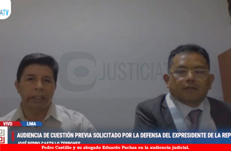 Juez resolverá cuestión previa planteada por Castillo contra su vacancia
