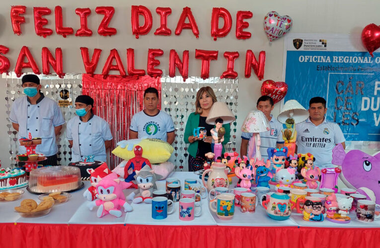 Internos ofrecen regalos por el  Día de San Valentín