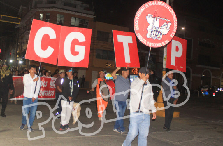 Confirman que acatarán huelga nacional convocada por la CGTP