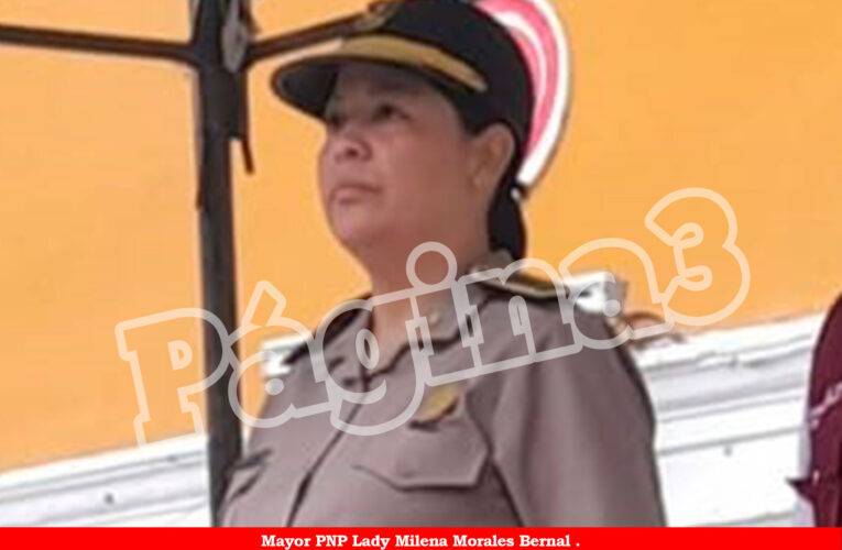 Asume primera mujer comisario en  el distrito de Amarilis