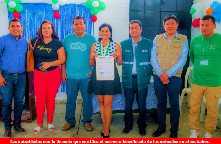 Senasa certifica el camal de Tingo María