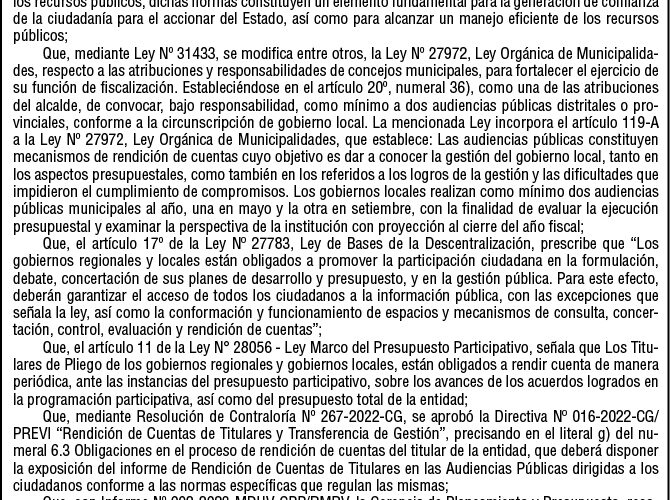 Ordenanza n.º 010 de la Municipalidad Distrital de Hermilio Valdizán