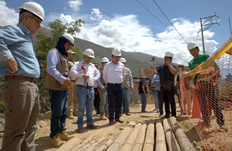 Proponen construir muro en Huancapata para obra de agua y desagüe de Ambo