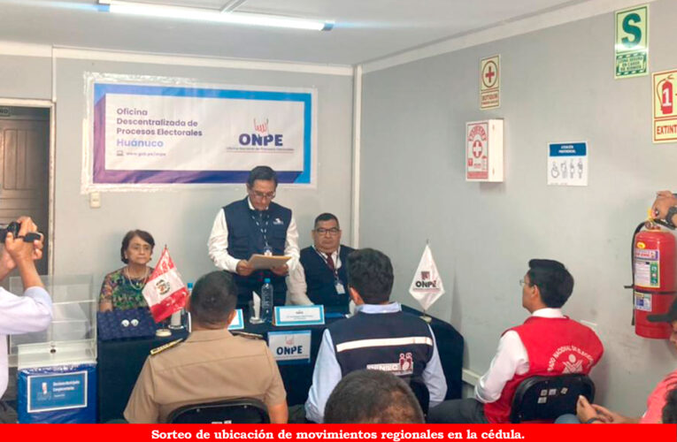 ODPE publica lista definitiva de miembros de mesa para elecciones en Aparicio Pomares