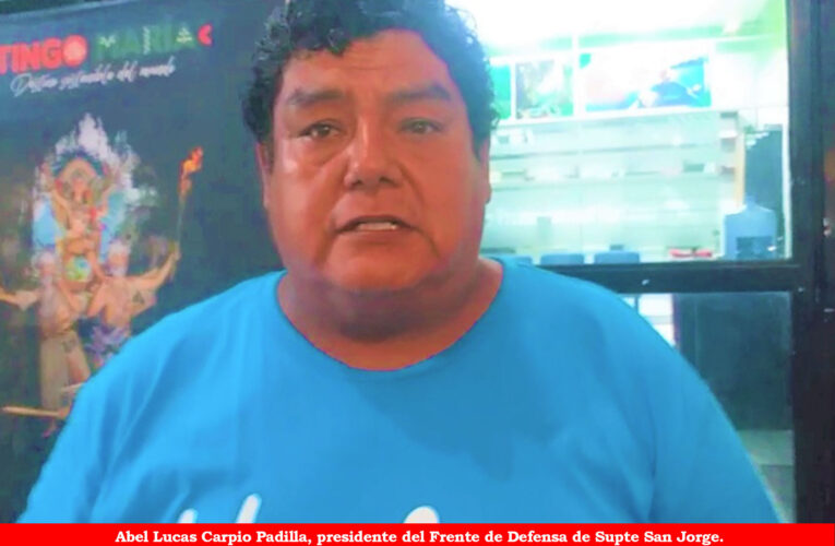 Acusan a presidente del Frente de Defensa de Supte San Jorge de amenazar de muerte a madre de familia